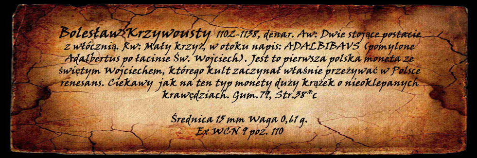 Denar Bolesława Krzywoustego